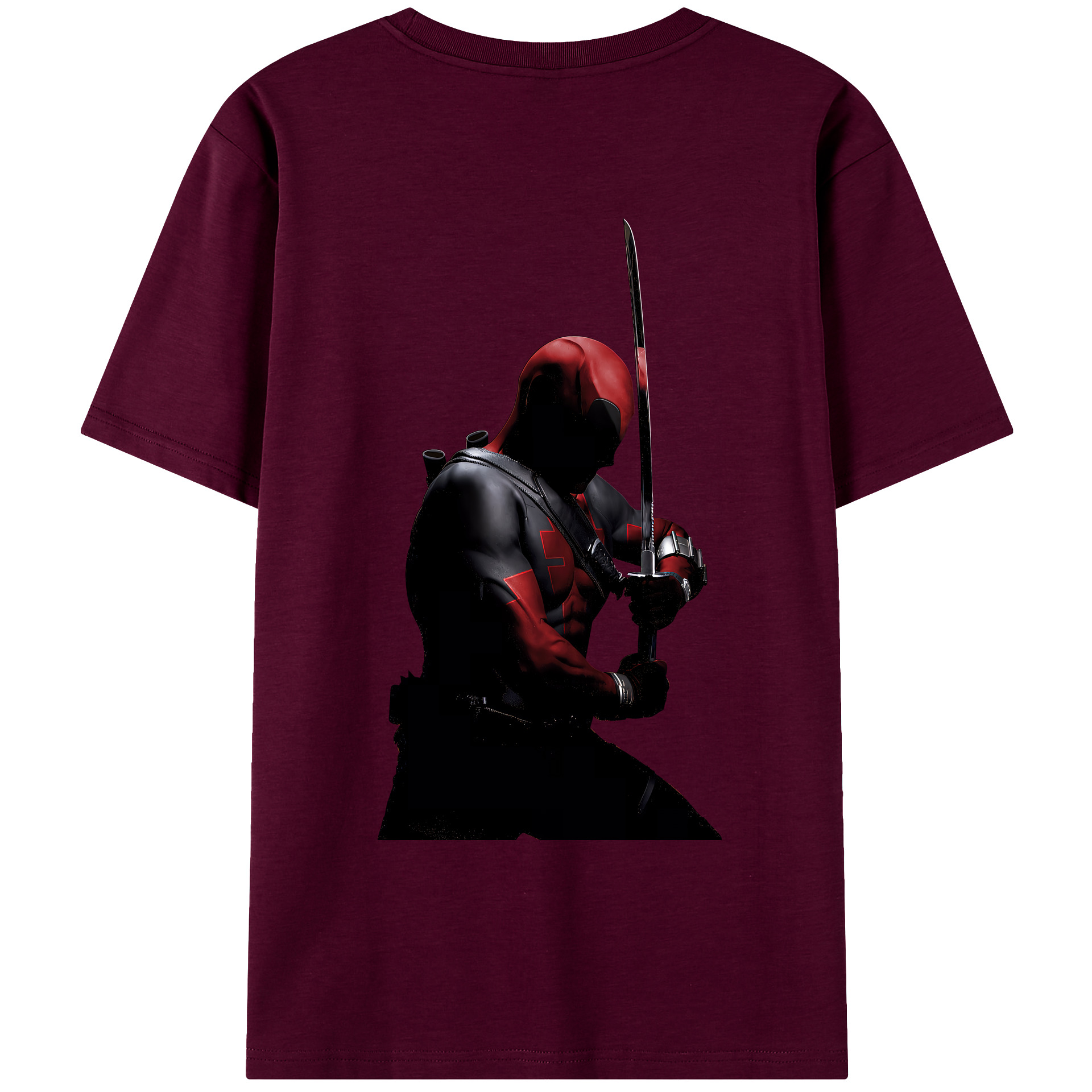 （画像用） Deadpool デッドプール レディース半袖Tシャツ(バックプリント)